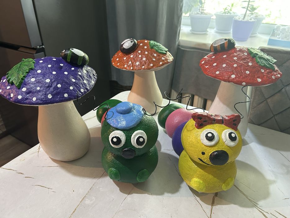 Садовые фигурки с цемента