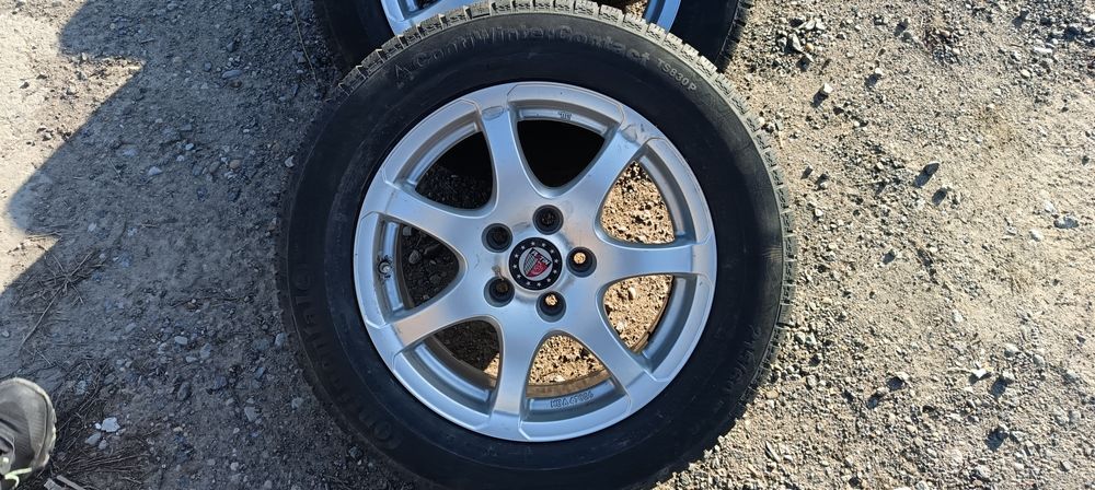Vând roți 215/60/16-5×112  cu cauciucuri iarnă-Skoda,Audi ,VW