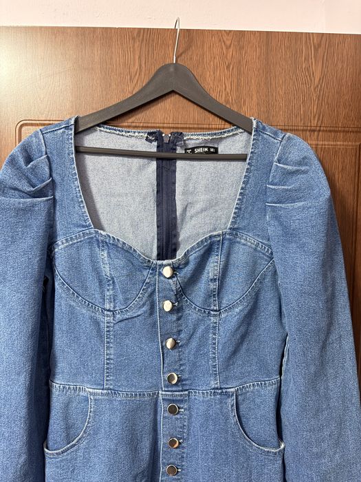 Salopeta denim noua marime L