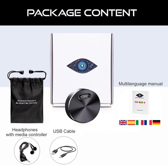 Mini microfon spy spion 32GB ca nou
