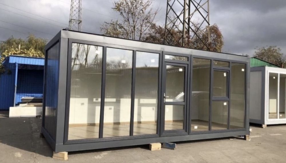 Container modular vitrina