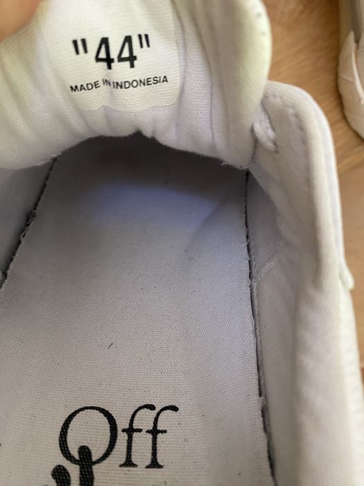 Sneakers Off-White "Out Of Office" albi - mărimea 44