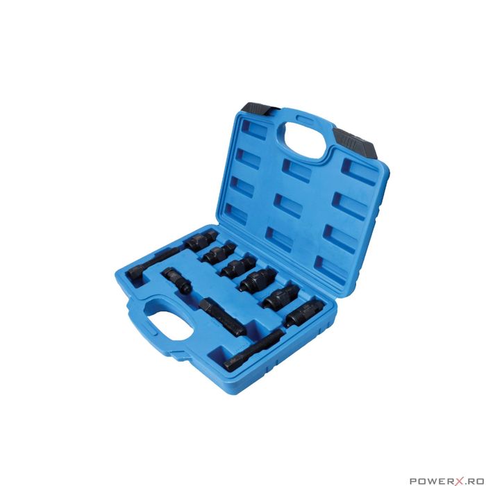 Trusa extractor, presa extras volanta motociclete, 10 piese, Satra