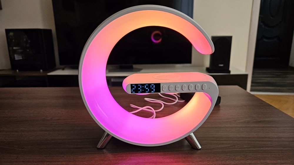G shape блутуут колонка и wireless charger 15W