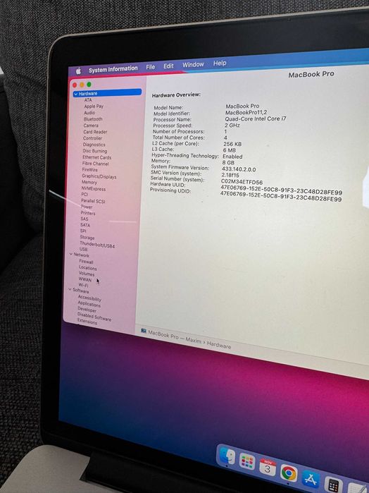 MacBook Pro Retina A1398