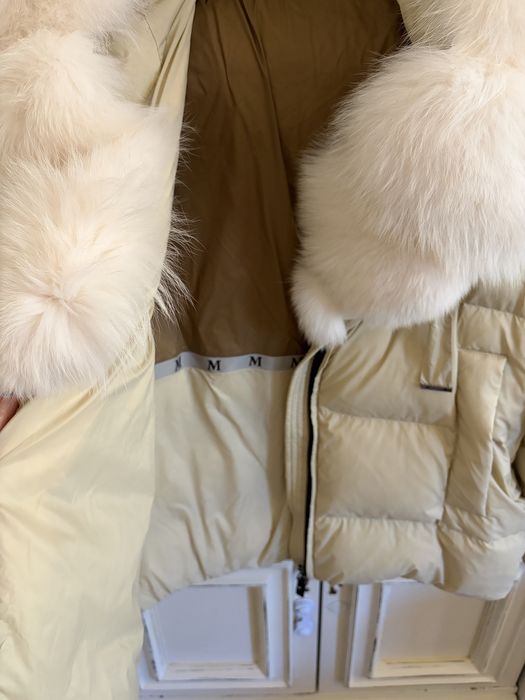 Уникално яке с естествен косъм и гуши пух!