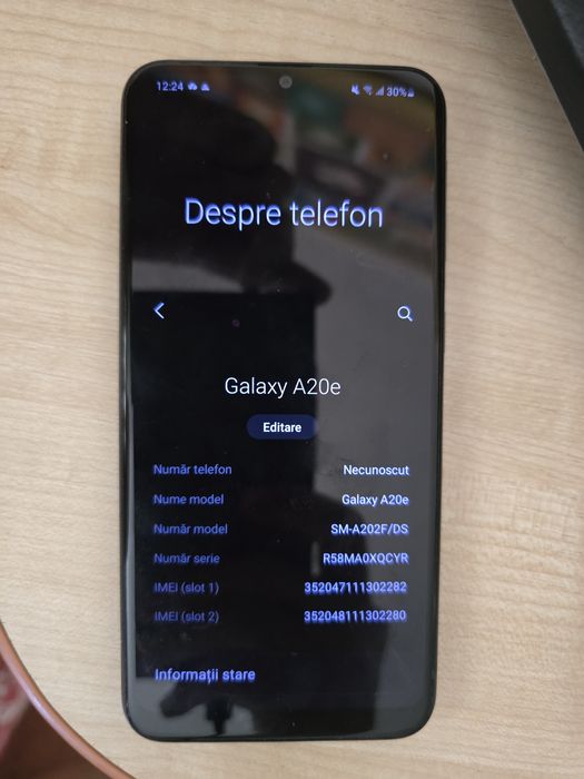Vand telefon Samsung A20e