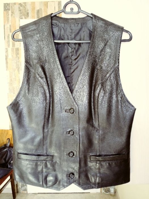 Дамски елек естествена кожа