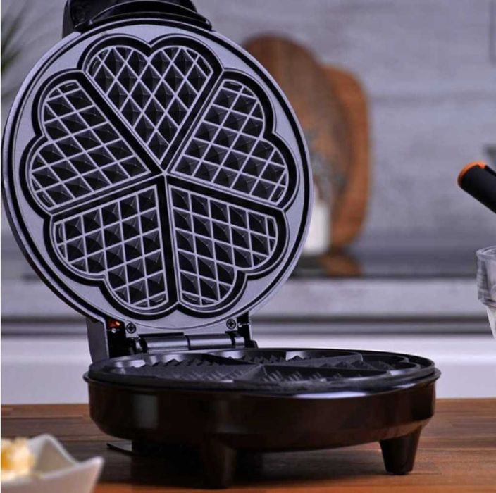 Гофретник Voltz,1200W, 5 гнезда, Инокс