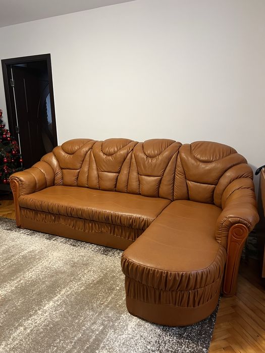 Coltar extensibil piele ecologica