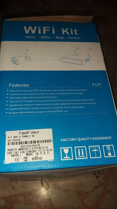 Kit 4 telecamere WIFI 5G nou