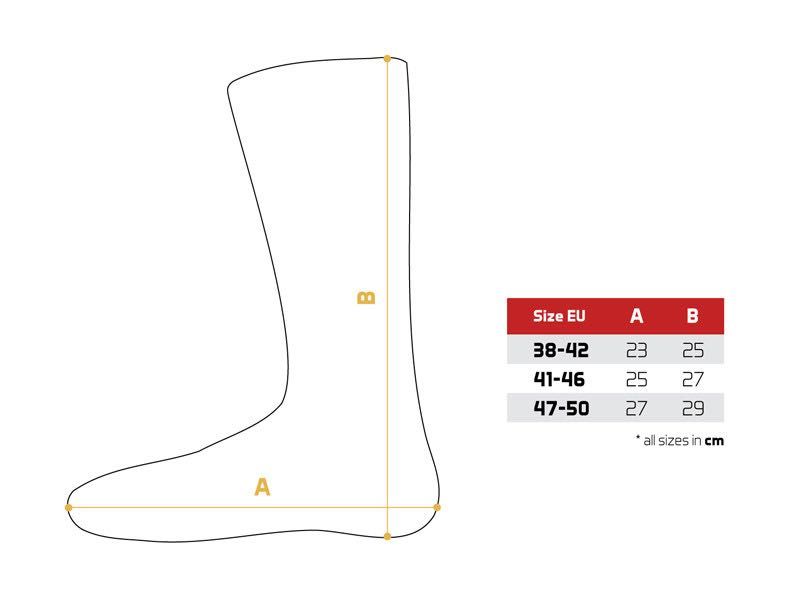 Șosete extra termice Delphin XTREMO 41-46,set x 4buc.