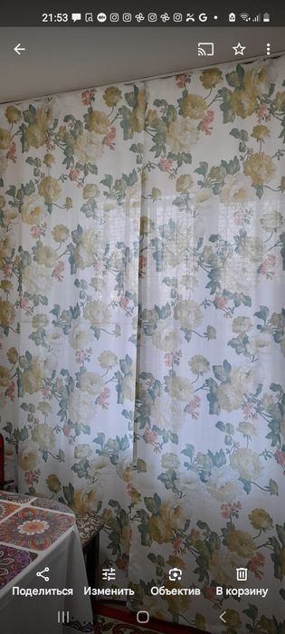 Продам тюли , ламбрикен , ткань для матрасика