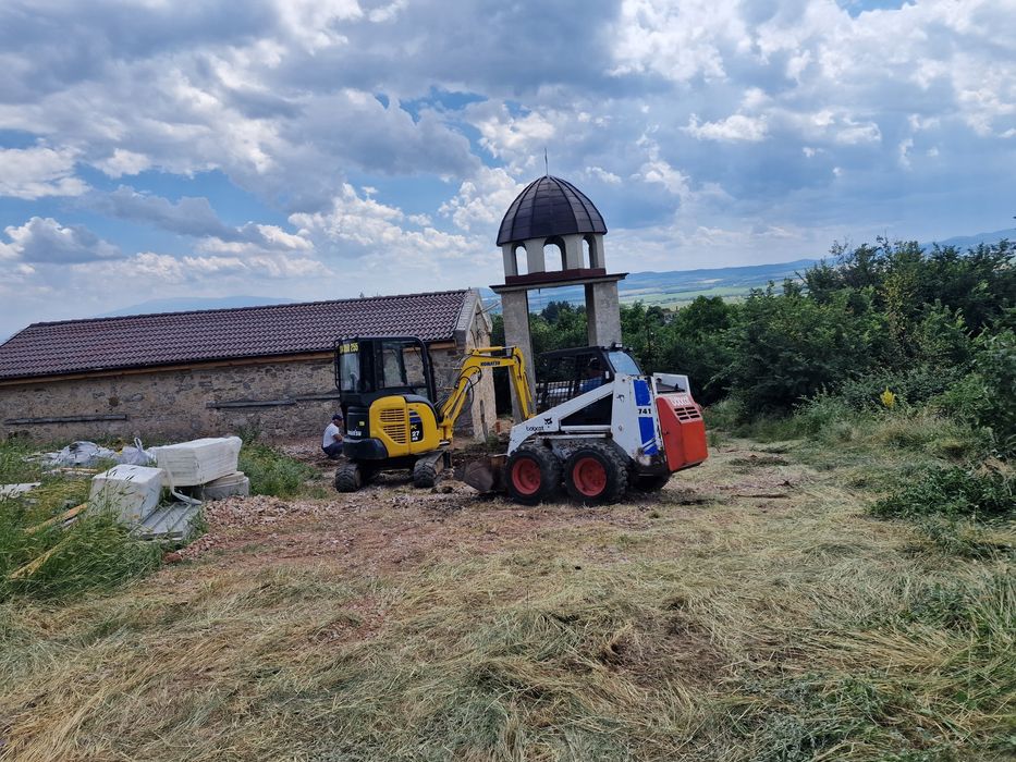 Изкопни дейности, услуги с кран, инертни материали и бетон - трудни ме