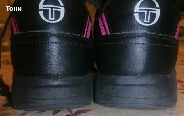 SERGIO TACCHINI Оригинал Нови Кожени Дамски Маратонки 39