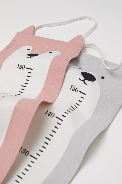 Детски текстилен метър за измерване на ръст H&M