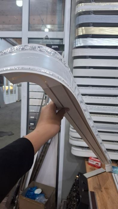 Карниз для штор с ленты