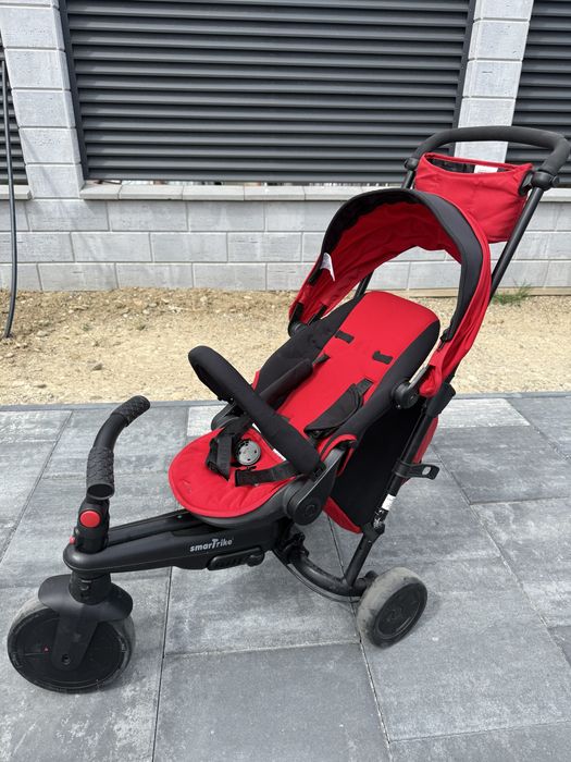 Tricicleta pentru copii Smart Trike STR7 Rosu 7 in 1 ,varsta 6 luni+