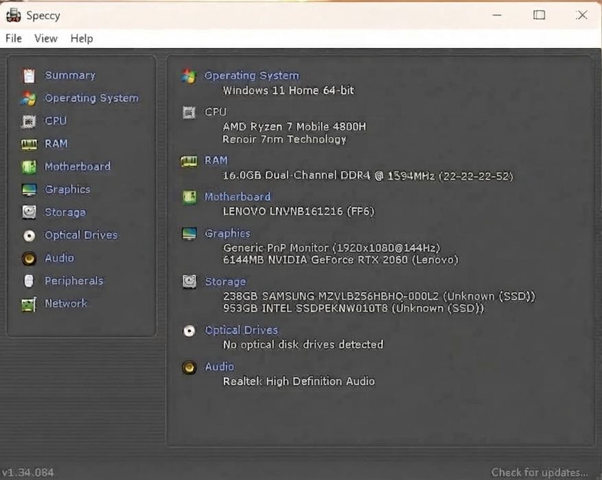 Laptop Lenovo Legion 5
