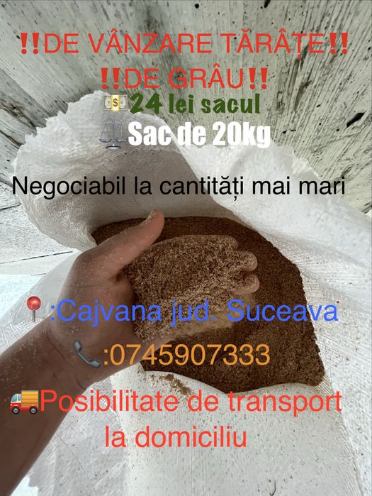 De vanzare tarate de grau