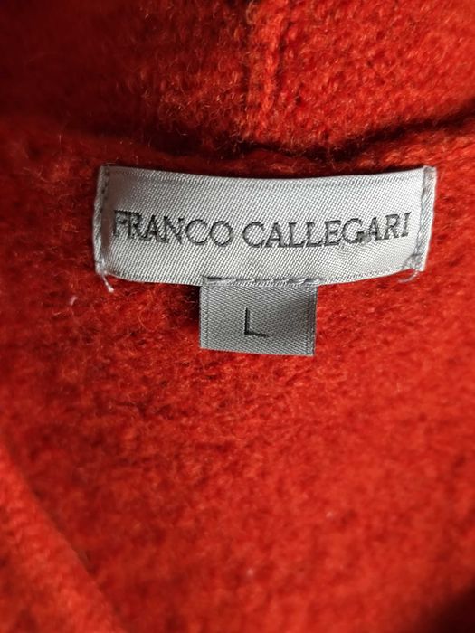 Sacou tangerine din lina Franco Callegari-masura L