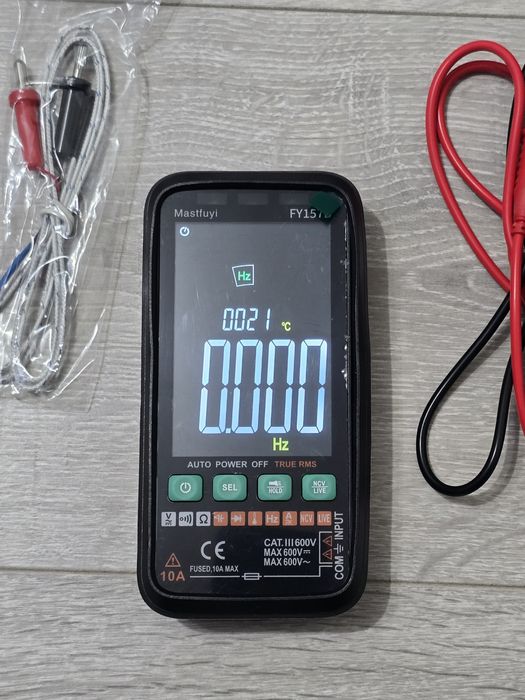 Multimetru digital reîncărcabil TRMS 6000 – NCV, Auto Range