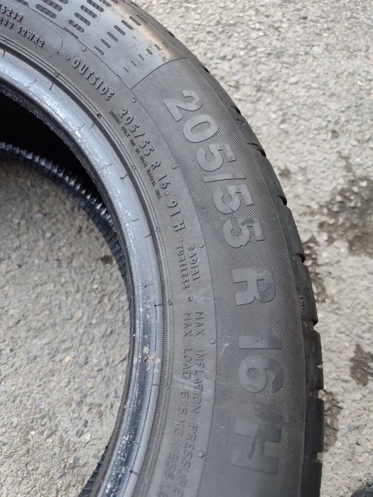 205/55/16" 3бр Continental eco contact 5,dot0917,7mm
