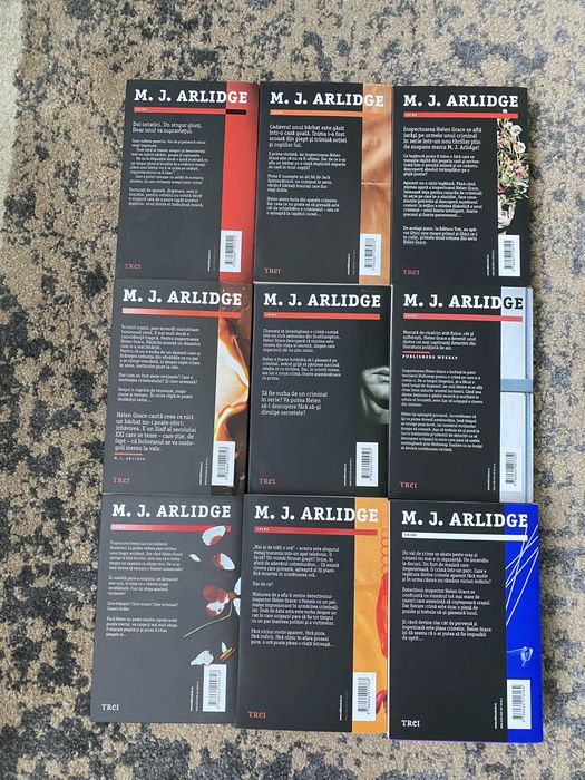 Set 9 carti din seria Helen Grace, M. J. Arlidge