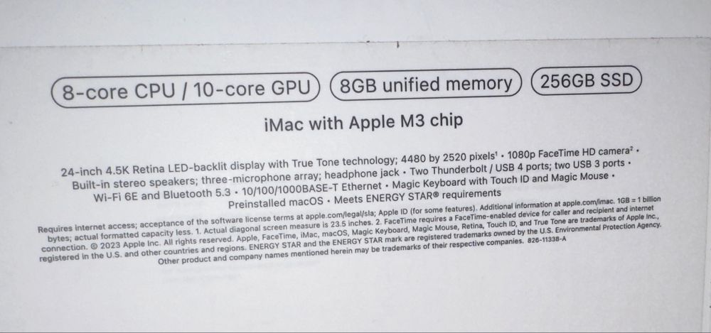 моноблок Apple iMac 24″ MQRQ3 (Blue)