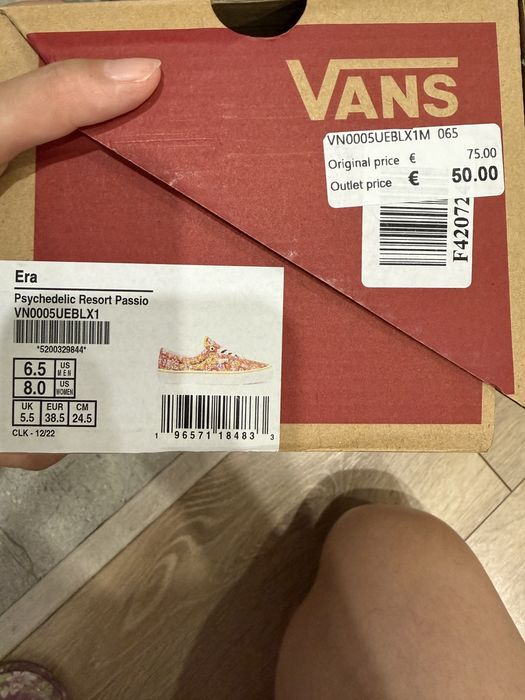 кеды Vans оригинал
