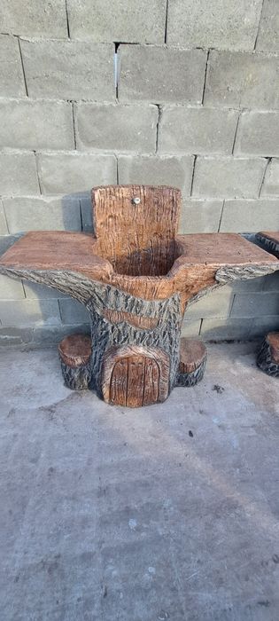 Градинска мивка от декоративен бетон