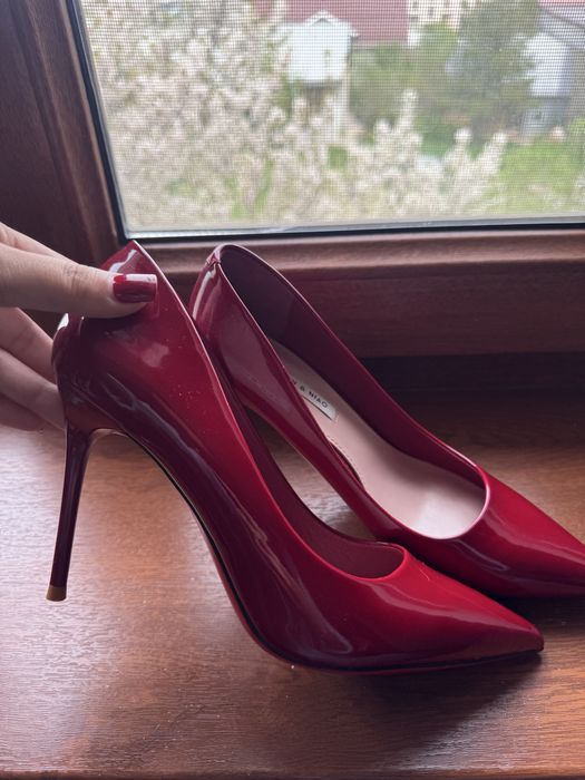 Лодочки/ туфли красные