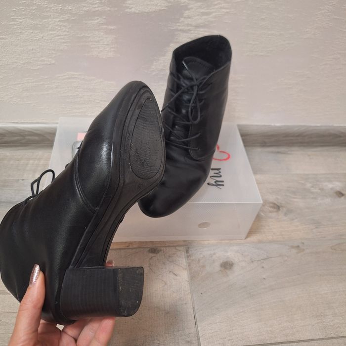 Дамски боти от ЕСТЕСТВЕНА КОЖА - 40