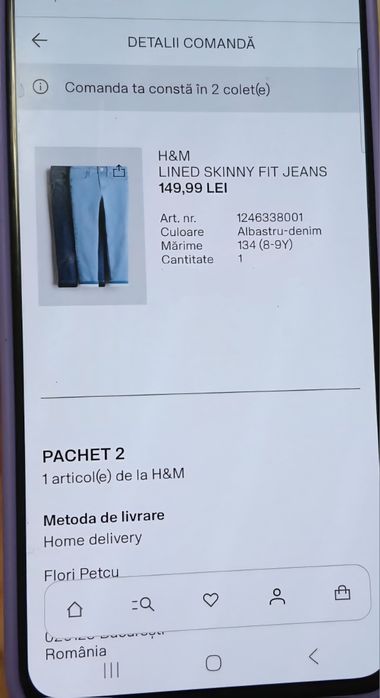 Blugi  H&m copii