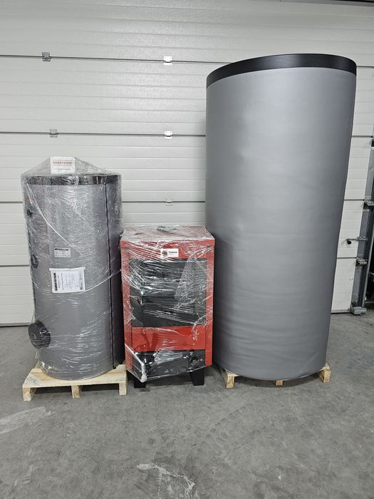 Pachet centrala lemne+puffer+boiler