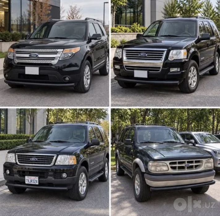 Защита бампера на Ford Explorer 2 3 4 5 поколения