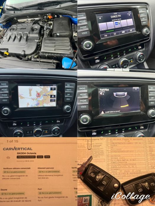 Skoda Octavia Elegance 1.6 TDI*Piele*Panoramic*Navi*Senzori*Tempomat