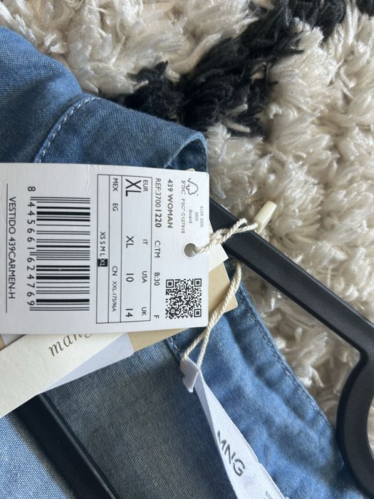 Дънкова рокля Mango