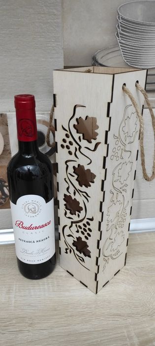 Cutie cadou pentru sticla de vin