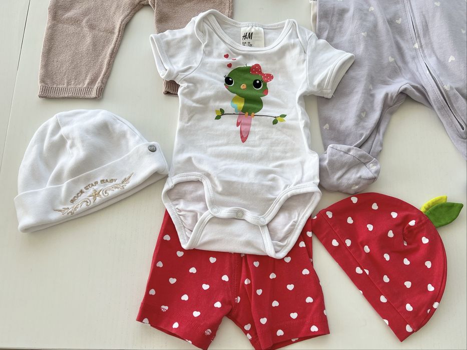 Lot hainute H&M nou nascut 0-2 luni si 2-4 luni