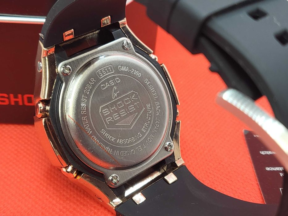 Ceas Sport Casio G shock Royal AP Casioak ga2100 ROZE BLACK ,Nou, Garantie 2 ani