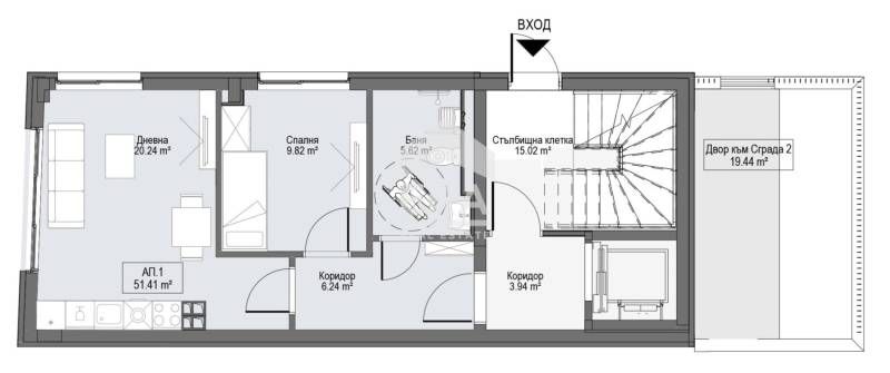 Невероятна къща част от жилищен комплекс до парк "Свети Никола"