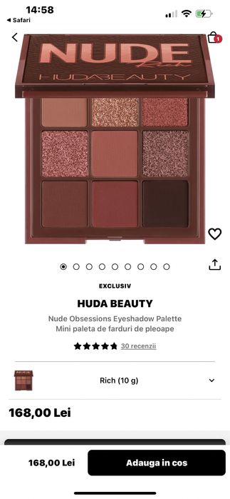 Paleta Huda Beauty