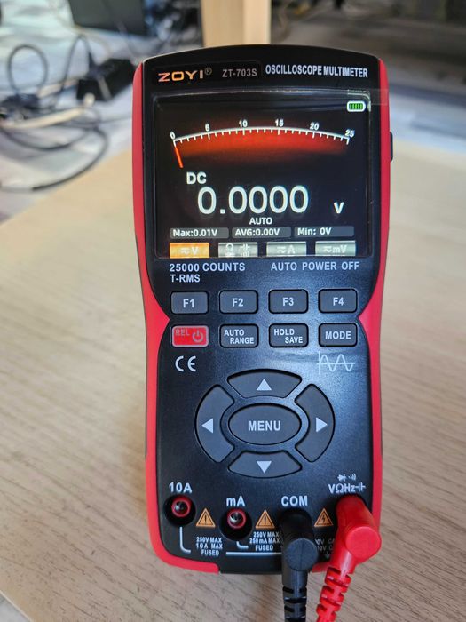 Двуканален цифров осцилоскоп мултицет и генератор на сигнали 2х50MHz