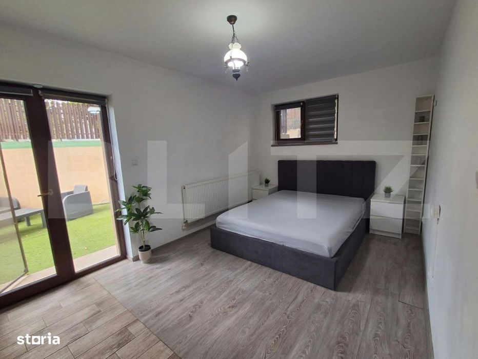 Apartament cu 1 camera, 34 mp + curte propie 28 mp, zona Rediu — fotografia 1