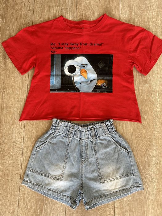 Летние комплекты для девочки 8-9 лет