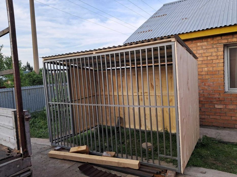 Готовый вольер для собаки