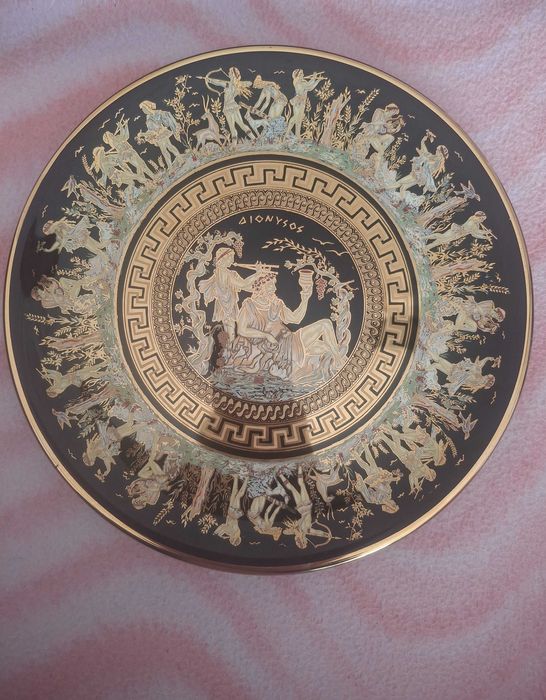 Декоративна чиния с 24к злато