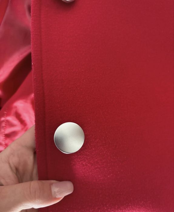 Palton din stofă cu conținut de lână și poliester