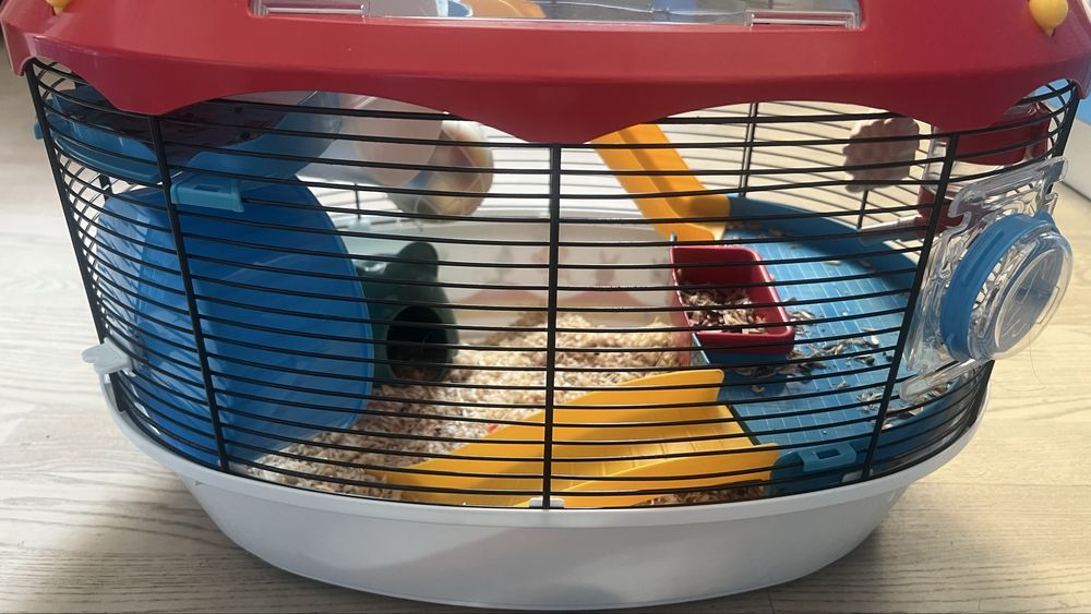 Cusca Hamster Circ + Hamster Pitic Alb